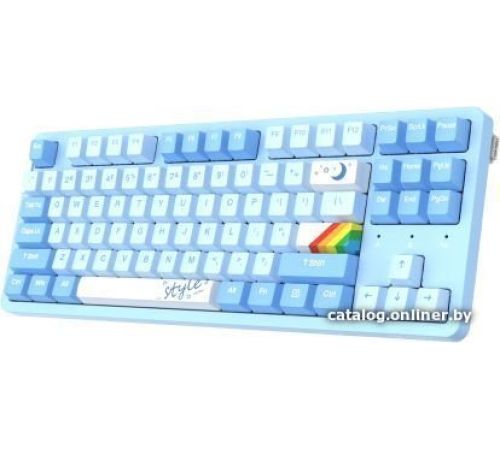 Клавиатура Dareu A87X Dareu Blue Sky V3, голубой