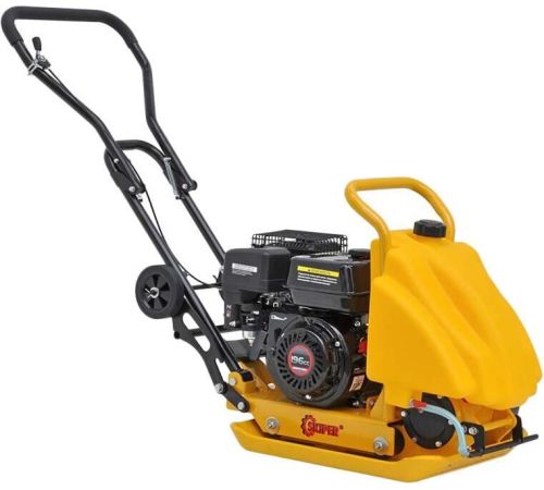Виброплита Skiper C-90 Loncin LC200F бак, колеса, мат