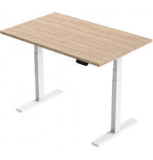 Стол Smartstol Slim 140x80x1.8 белый/дуб санома