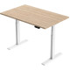 Стол Smartstol Slim 140x80x1.8 белый/дуб санома