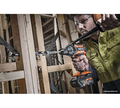 Ударная дрель-шуруповерт AEG Powertools BSB 18BL LI-602C 4935464100 с 2-мя АКБ 6 Ач, кейс