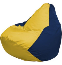 Кресло-мешок Flagman Груша Макси Г2.1-248 синий темный/желтый