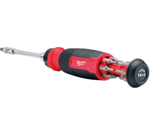 Набор отвертка с битами Milwaukee 4932480582 14 предметов