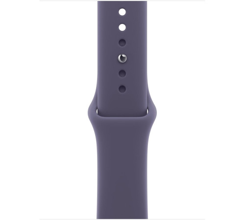 Умные часы Apple Watch Series 11 42 мм алюминиевый корпус, серебристый/фиолетовый туман, спортивный силиконовый ремешок S/M