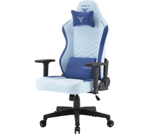 Игровое геймерское кресло Zone51 Bastion светло-голубой
