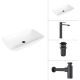 Умывальник Lauter 21886 + Moon 21СК8691BS + сифон 21635B + дон.клапан 21190B черный матовый