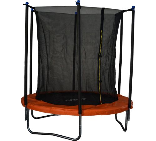 Батут GoUP Elite 6FT с сеткой, оранжевый