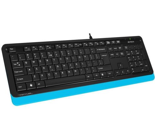 Клавиатура A4Tech Fstyler FK10 черный/синий