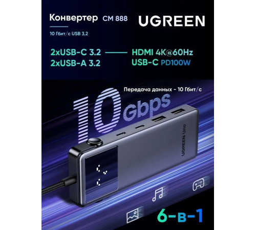 Док-станция Ugreen CM888 35998