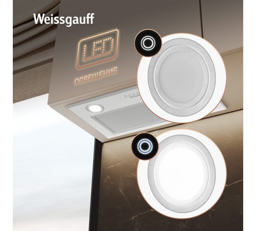 Кухонная вытяжка Weissgauff BOX 900 PB WH