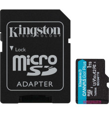 Карта памяти Kingston Canvas Go! microSDXC 1TB SDCG4/1TB с адаптером
