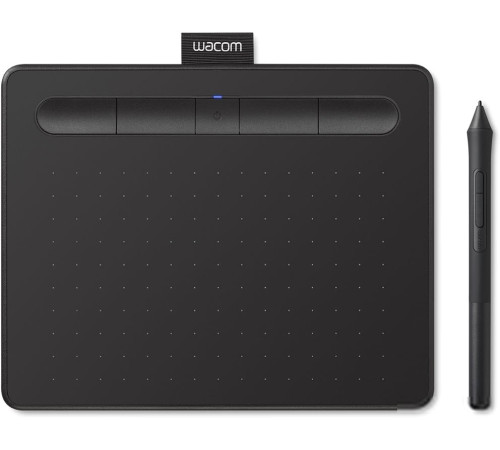 Графический планшет Wacom Intuos CTL-4100WL черный, маленький размер