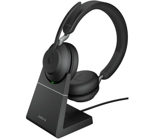 Наушники Jabra Evolve2 65 MS Stereo USB-C Desk черный
