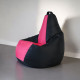 Кресло-мешок Mio Tesoro Груша Kombo XXL GF-130x85-CHF черный/фуксия