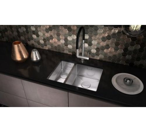Кухонная мойка ZorG Zerox 58-2 U / IF-L Steel