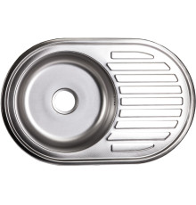 Кухонная мойка AKS Овальная 77x50 декорированная