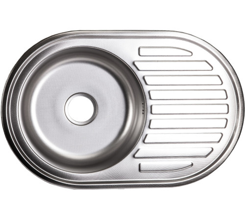 Кухонная мойка AKS Овальная 77x50 декорированная