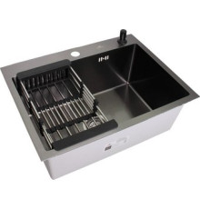 Кухонная мойка Wisent WS-36050В/GER013 с сифоном, дозатором и коландером