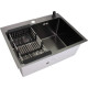 Кухонная мойка Wisent WS-36050В/GER013 с сифоном, дозатором и коландером