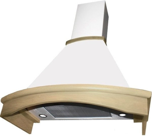 Кухонная вытяжка Elikor Ротонда 90П-650-П3Д бежевый/дуб неокрашеный 941556