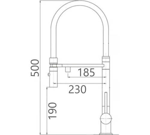 Смеситель Gross Aqua Neosteel 3188611SSMGB
