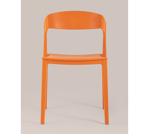Стул Stool Group Moris пластик оранжевый