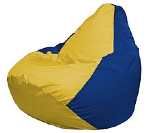 Кресло-мешок Flagman Груша Мини L Г0.1-254 желтый/синий