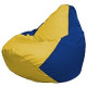 Кресло-мешок Flagman Груша Мини L Г0.1-254 желтый/синий