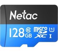 Карта памяти Netac P500 Standard 128GB NT02P500STN-128G-R + адаптер