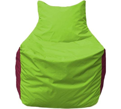 Кресло-мешок Flagman Фокс Ф2.1-169 салатовый/бордовый