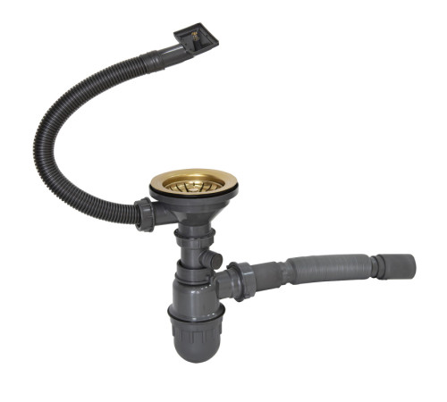 Кухонная мойка Mixline 548566 золото, 3 мм