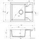 Кухонная мойка Deante Andante ZQN 511A беж