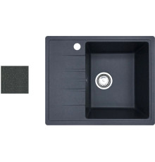 Кухонная мойка БелЭворс Mila R антрацит, без сифона