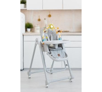 Высокий стульчик VipBaby Milan rocky grey