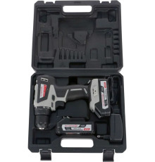 Дрель-шуруповерт Интерскол ДА-10/18В с 2-мя АКБ 1.5 Ач, кейс