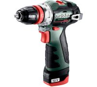 Дрель-шуруповерт Metabo PowerMaxx BS BL Q 601749500 с 2-мя АКБ, кейс