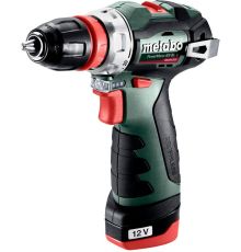 Дрель-шуруповерт Metabo PowerMaxx BS BL Q 601749500 с 2-мя АКБ, кейс