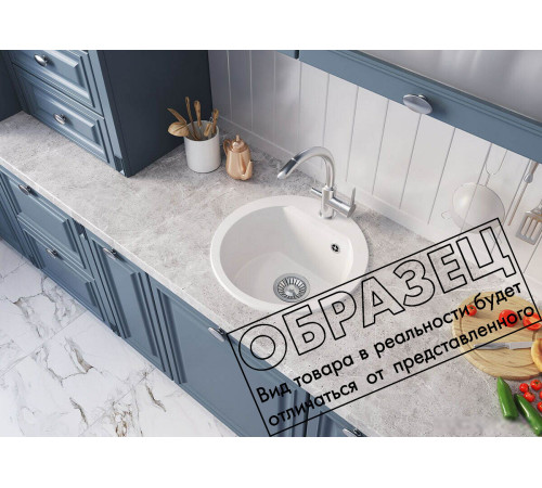 Кухонная мойка Polygran Atol-460 светло-серый