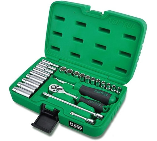 Набор торцевых головок Toptul GCAI2403 24 предмета