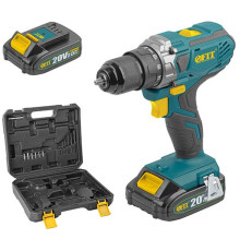 Дрель-шуруповерт FIT 79901 с 2-мя АКБ, кейс