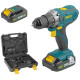 Дрель-шуруповерт FIT 79901 с 2-мя АКБ, кейс