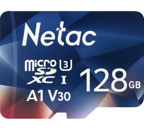 Карта памяти Netac microSDXC P500 Ultra 128GB