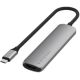 Док-станция Satechi 4-in-1 USB-C Slim Multiport Adapter 4K ST-P4SM серый