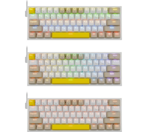 Клавиатура Redragon Fizz Redragon Red, белый/бежевый