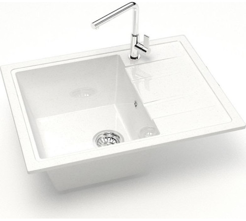 Кухонная мойка MARRBAXX Карельский камень модель 150/G31 белый