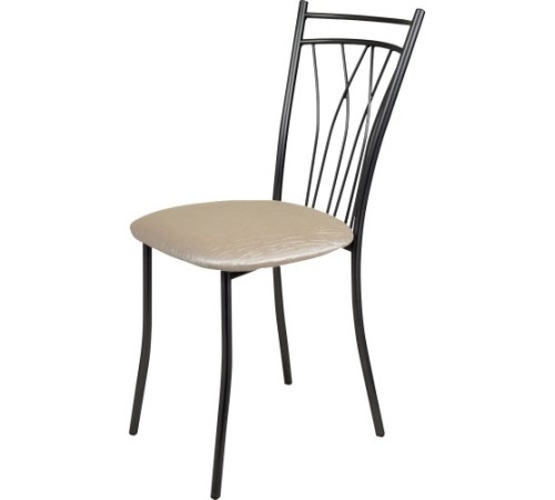 Стул Древпром Премьер ДП2-18 черный матовый/Bengal бежевый