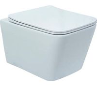 Унитаз подвесной Deante Bau VSS01102B с крышкой Slim Soft-Close белый