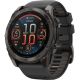 Умные часы Garmin Fenix 8 Sapphire 51мм угольно-серый DLC, пепельно-черный силиконовый ремешок