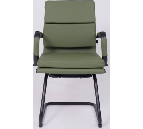 Офисное кресло AksHome Indigo CF экокожа, зеленый/черный