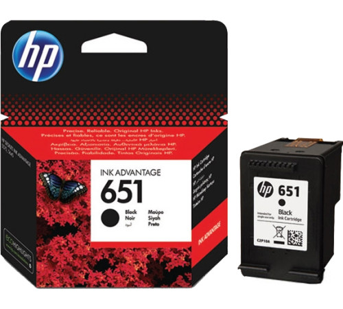 Картридж HP 651 Black [C2P10AE]